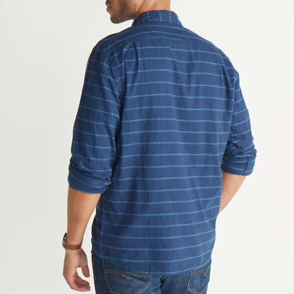 MARINE LAYER - Nathan Button Down (DEEP INDIGO) - Picture 4 of 8